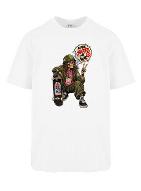T-shirt Make Skate, not War — Full Blast