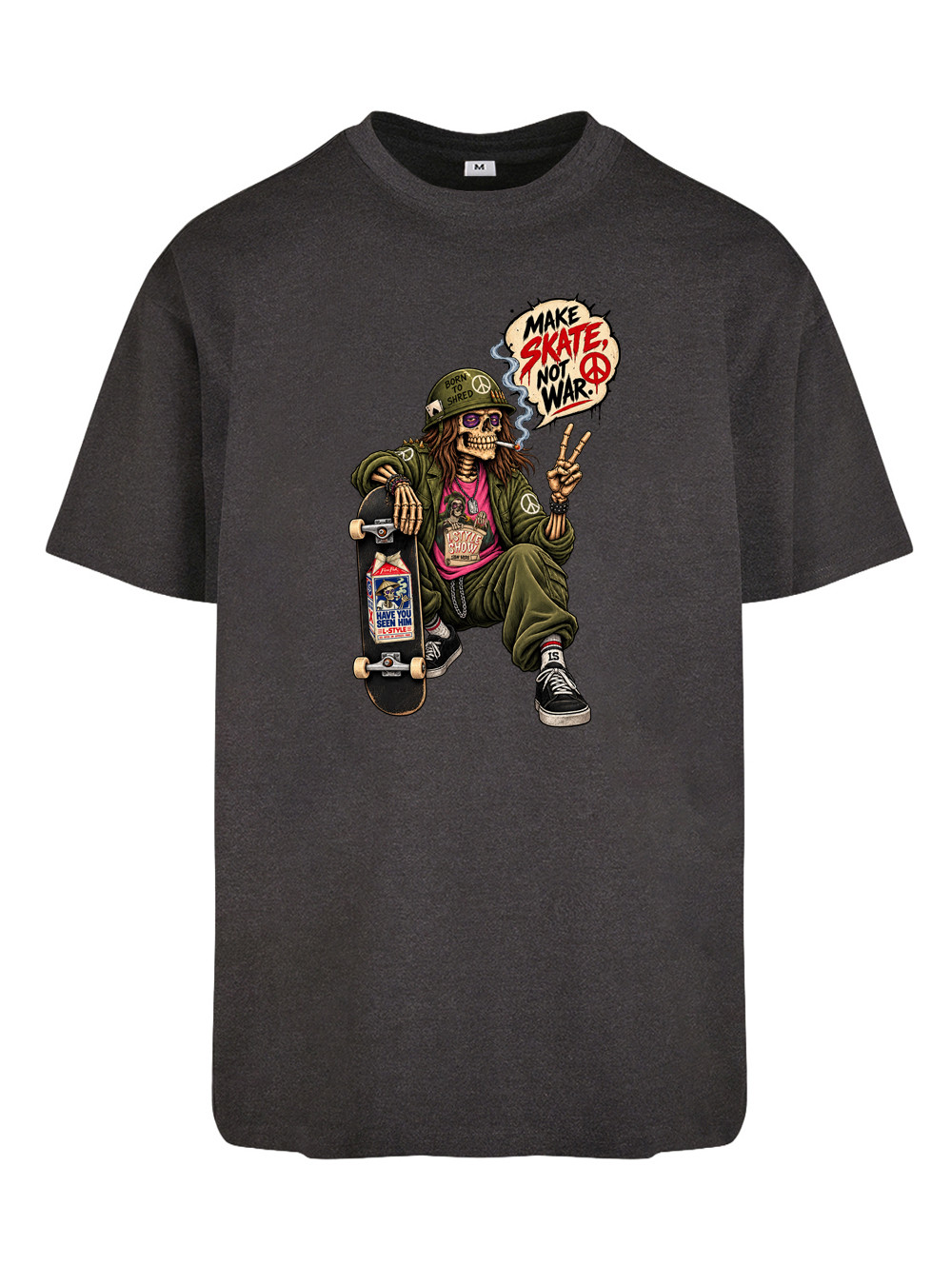 T-shirt Make Skate, not War — Full Blast