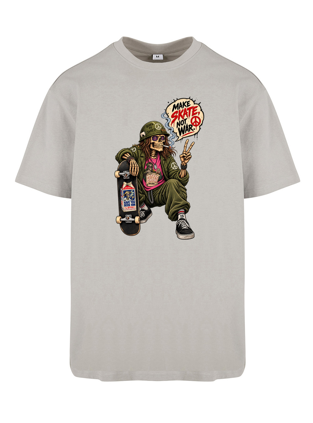 T-shirt Make Skate, not War — Full Blast