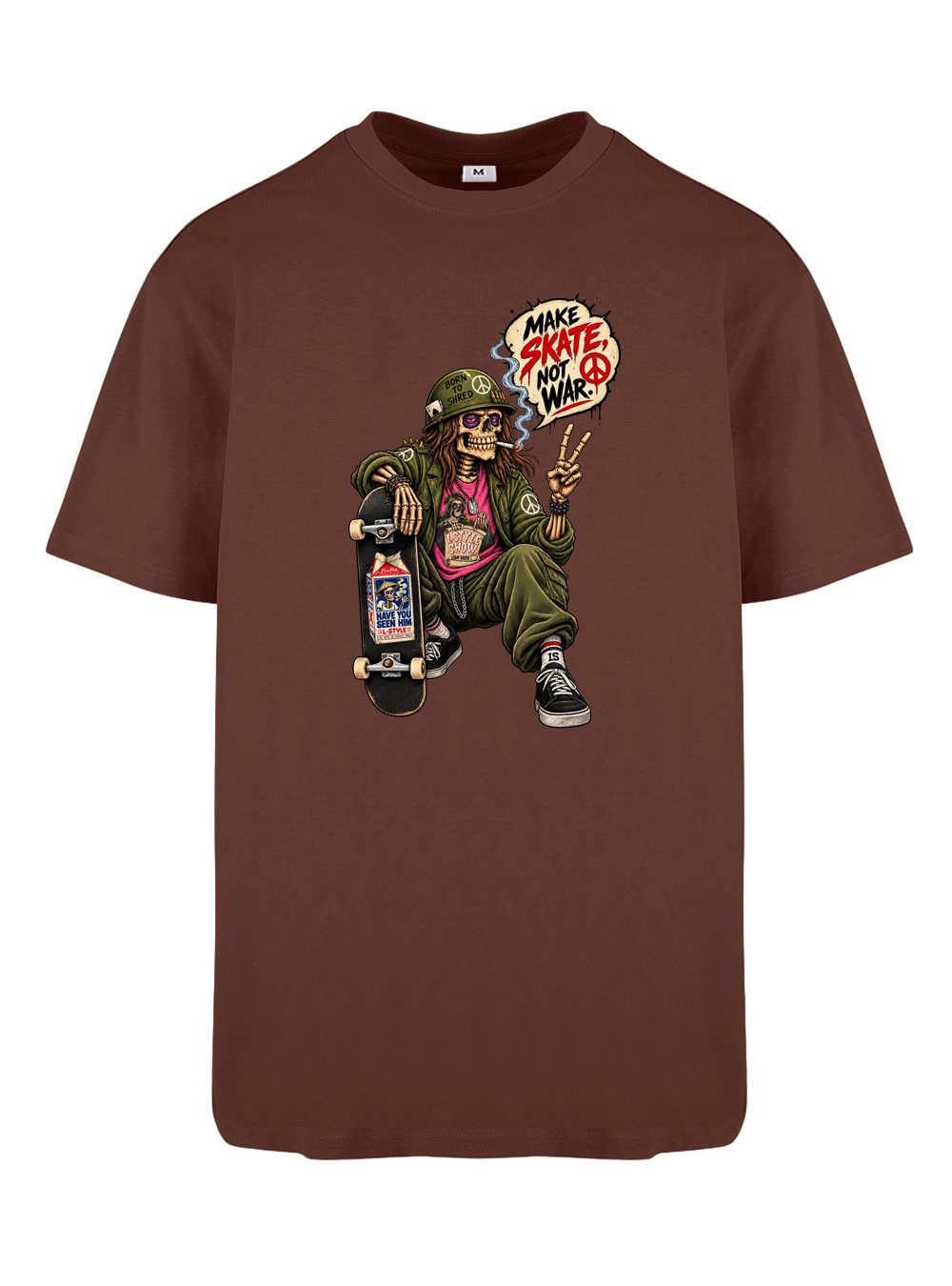 T-shirt Make Skate, not War — Full Blast