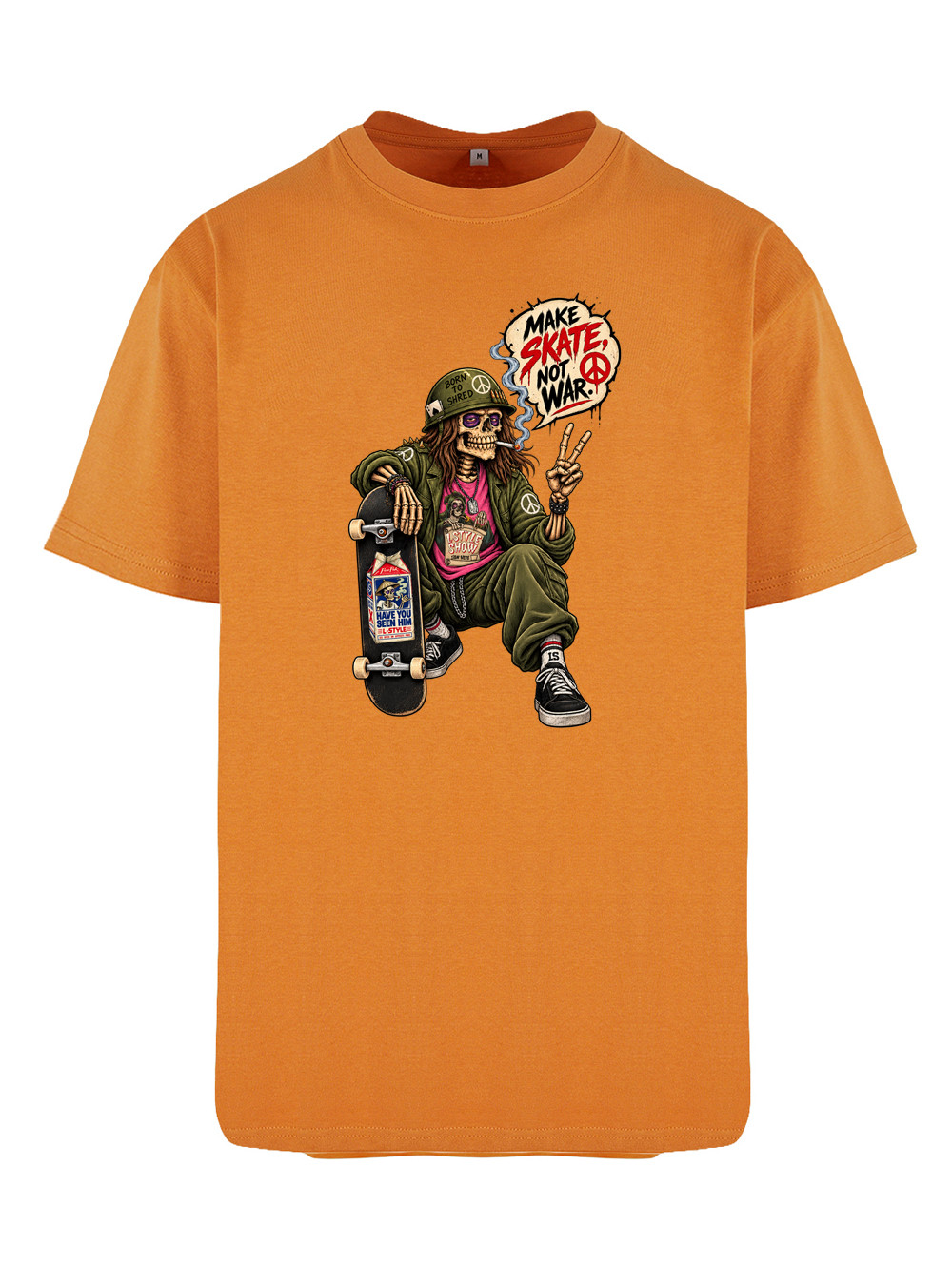 T-shirt Make Skate, not War — Full Blast