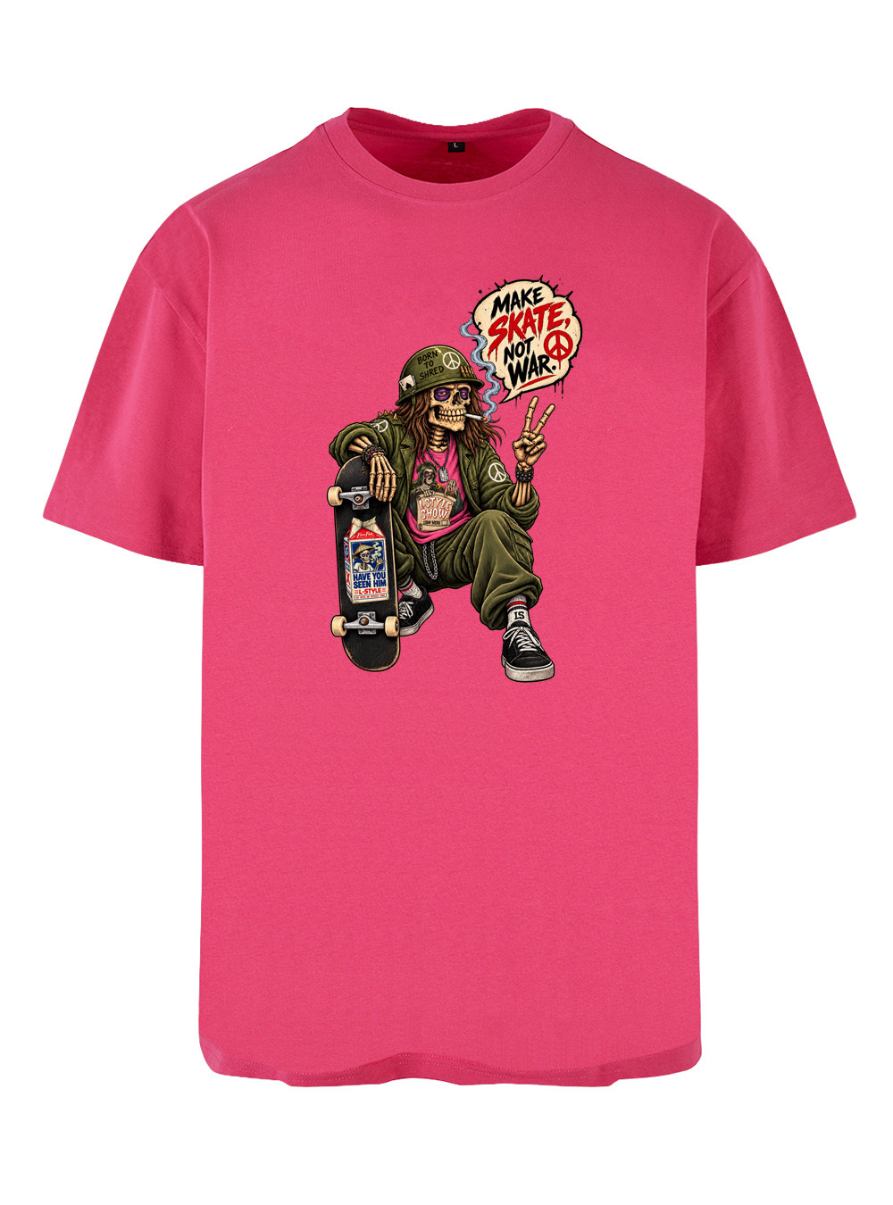 T-shirt Make Skate, not War — Full Blast