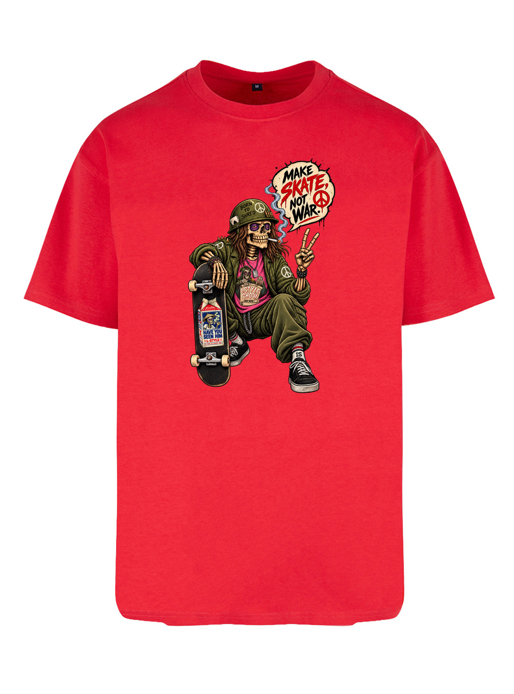 T-shirt Make Skate, not War — Full Blast