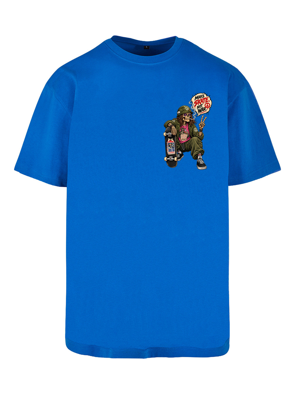 T-shirt Make Skate, not War — Low Key