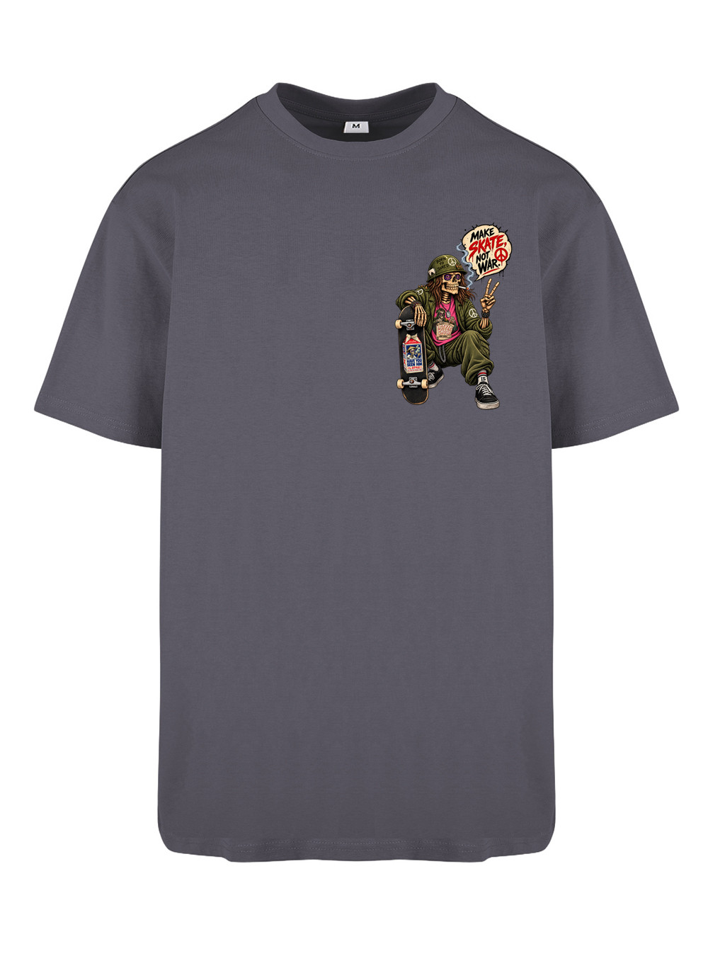 T-shirt Make Skate, not War — Low Key