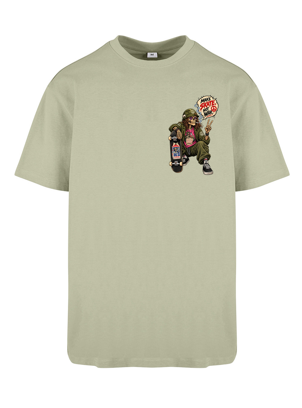 T-shirt Make Skate, not War — Low Key