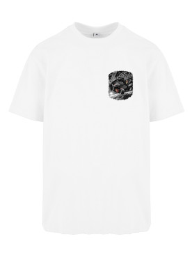 T-shirt Micky Space Skater Black & White — Low Key