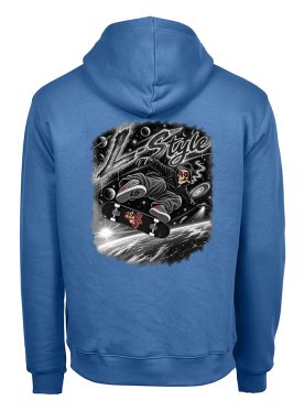 Sweat Micky Space Skater Black & White — Full Blast