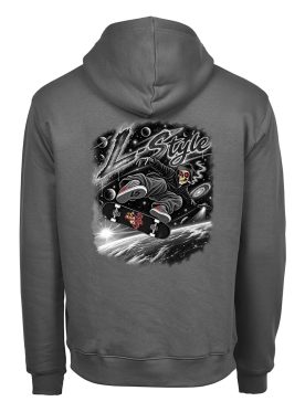 Sweat Micky Space Skater Black & White — Full Blast