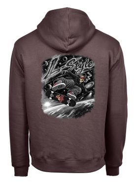 Sweat Micky Space Skater Black & White — Full Blast