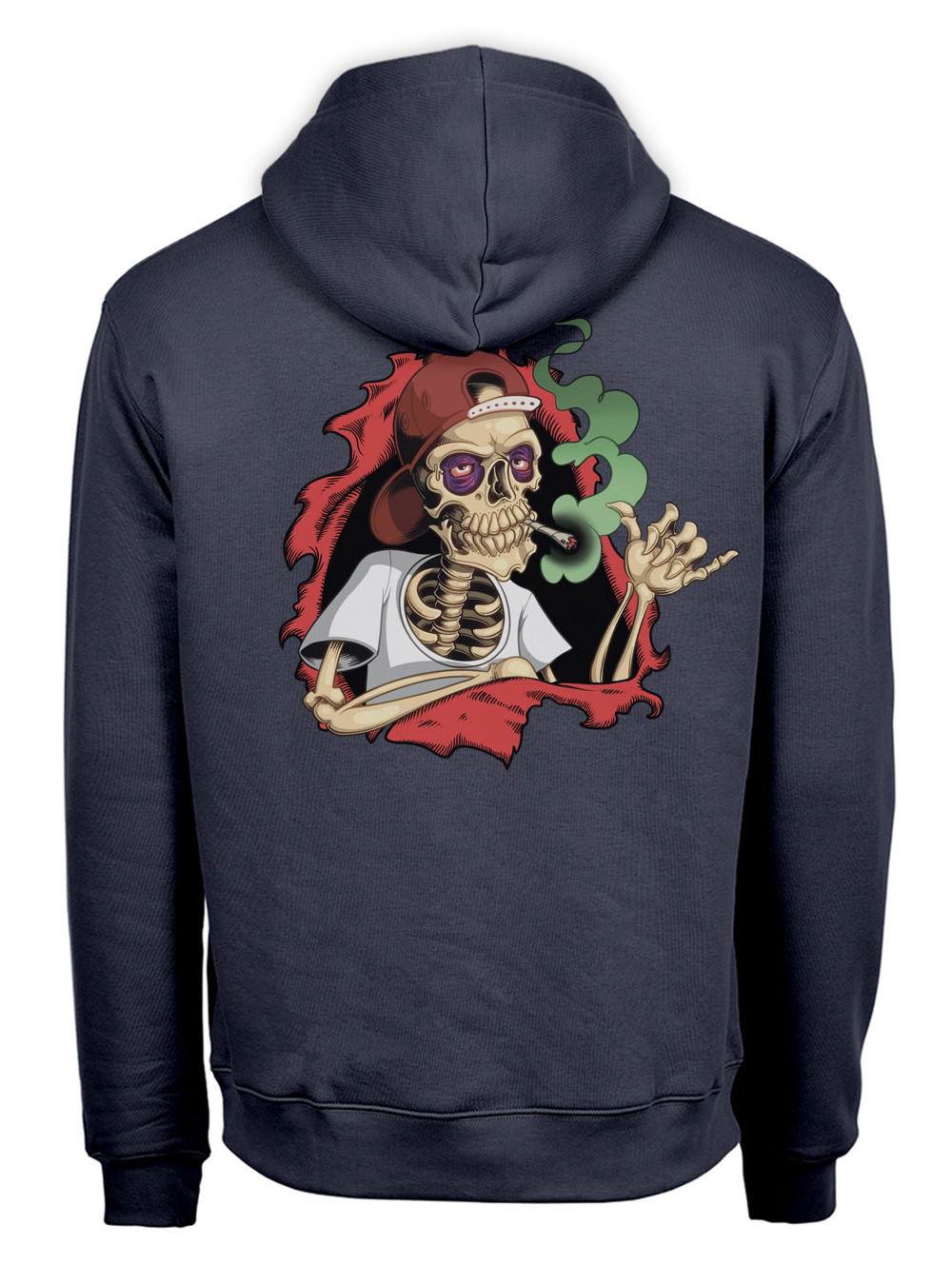 Sweat Bones Brigade L Style Bleu navy
