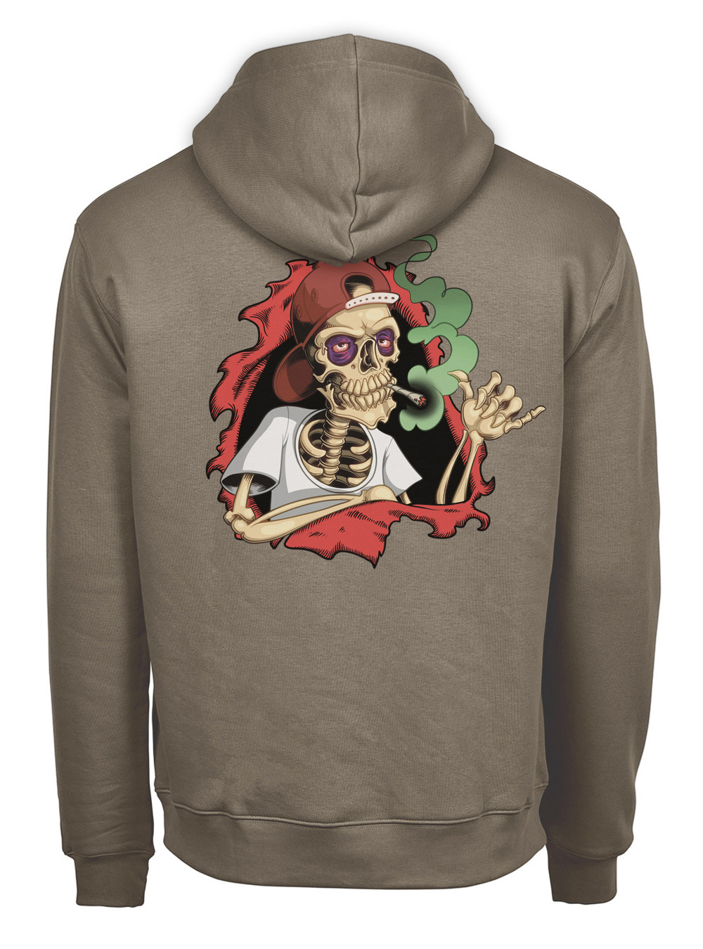 Sweat Bones Brigade L Style Marron clair