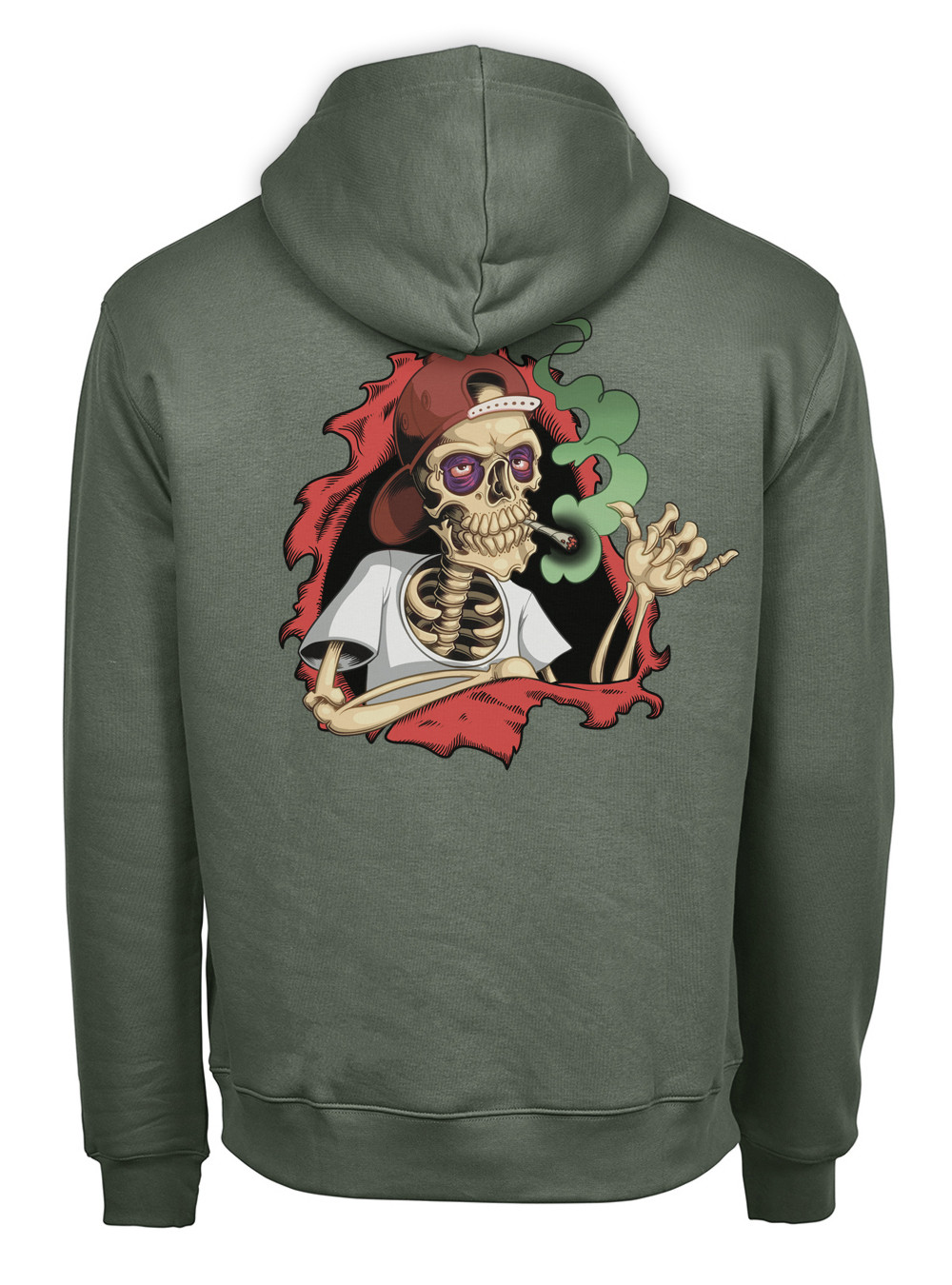 Sweat Bones Brigade L Style Vert