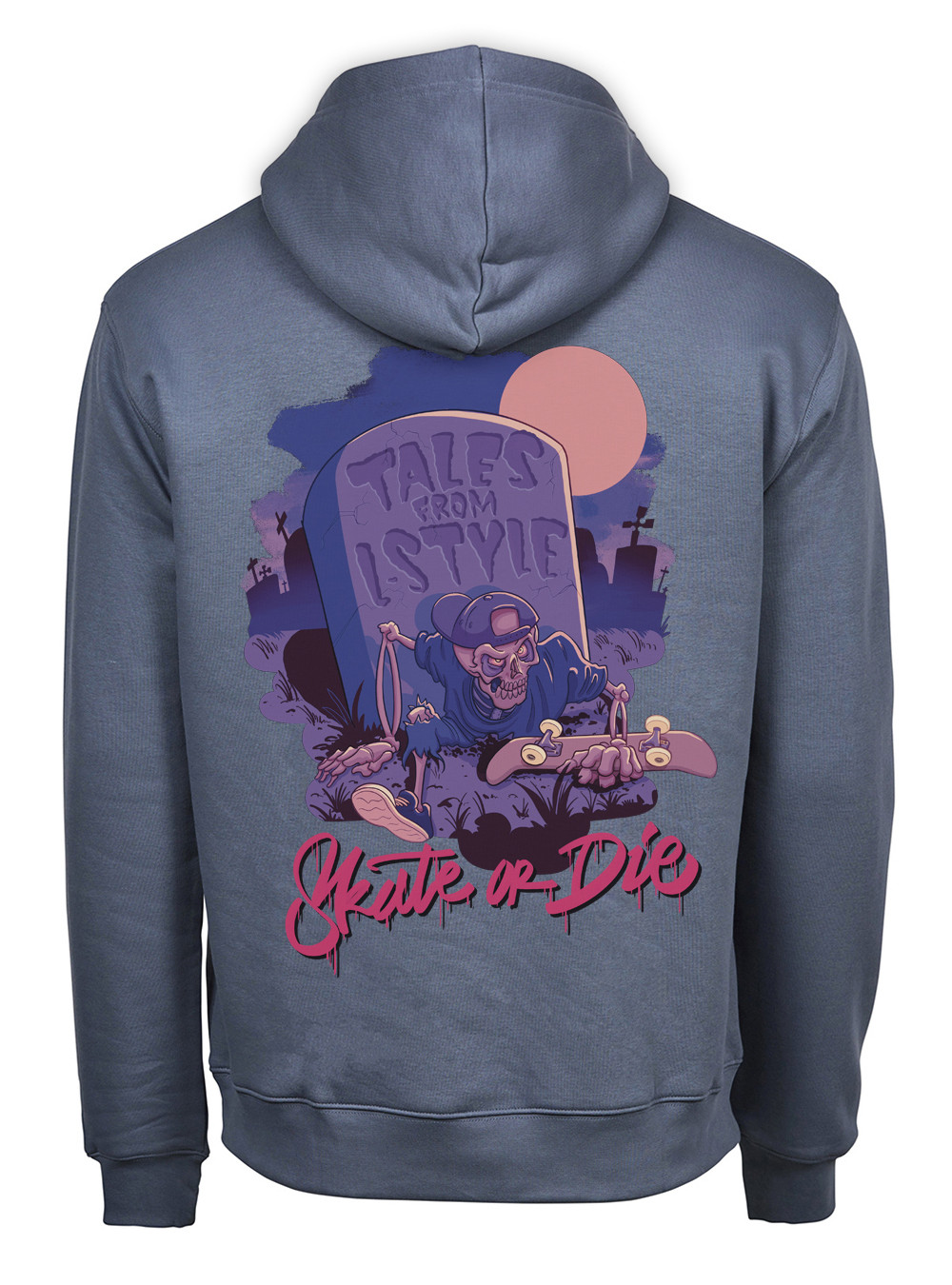 Sweat Tales From L Style Bleu gris