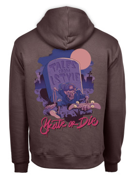 Sweat Tales From L Style Marron chocolat