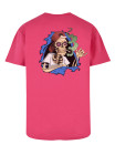 T Shirt L Style Bones Brigade Bleu Clair Rose
