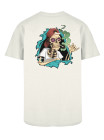 T Shirt L Style Bones Brigade Bleu Pastel Blanc foncé