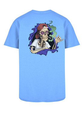 T Shirt L Style Bones Brigade Bleu Bleu pastel