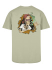 T Shirt L Style Bones Brigade Marron Vert amande