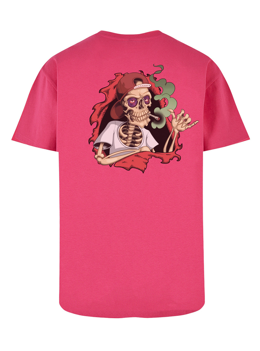 T Shirt L Style Bones Brigade Rouge Rose