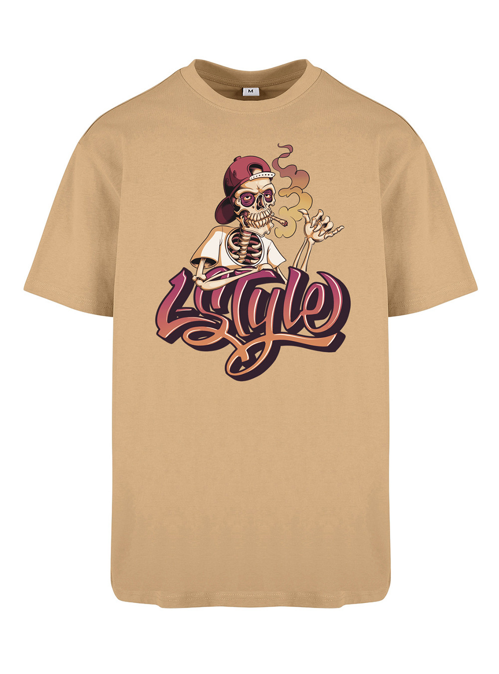 T Shirt Logo L Style Shaka Orange Sable