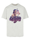 T Shirt Logo L Style Shaka Violet Gris chiné clair