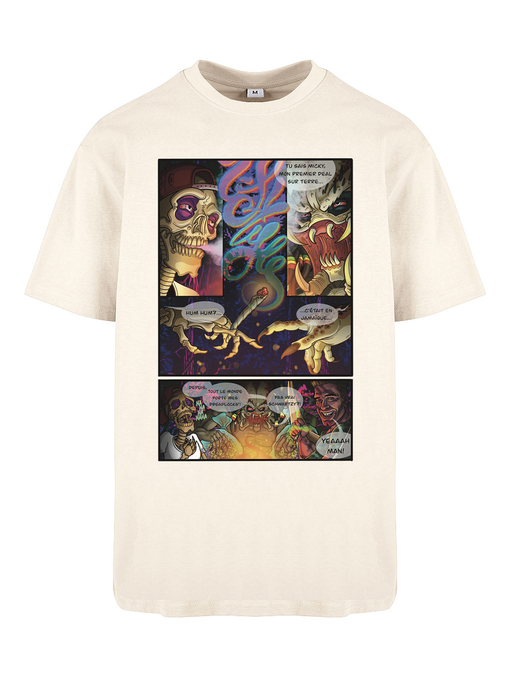T Shirt Predator Blanc cassé