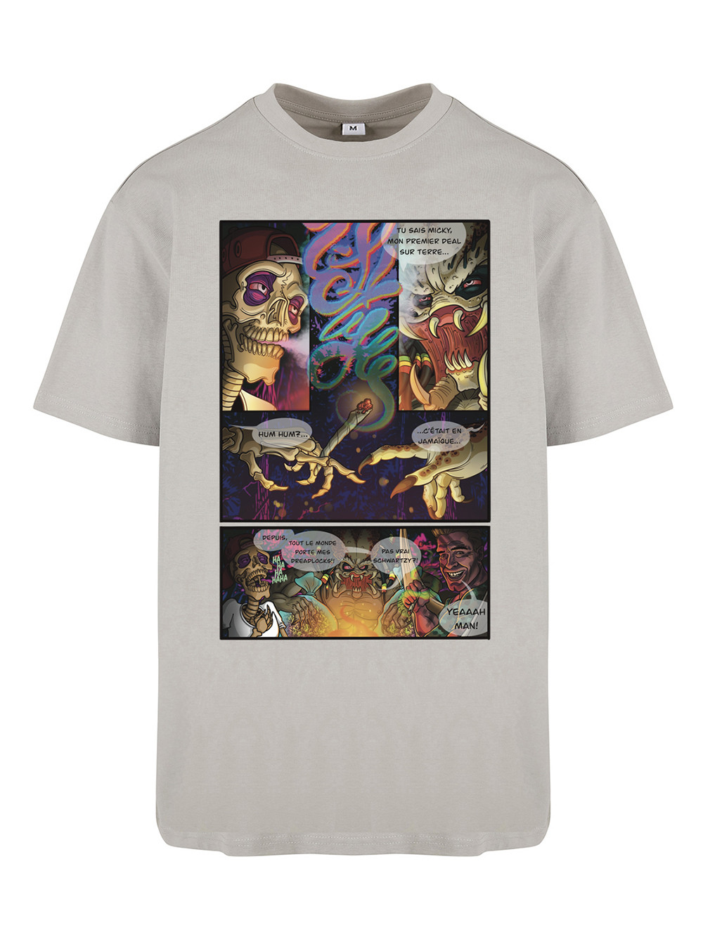 T Shirt Predator Gris clair
