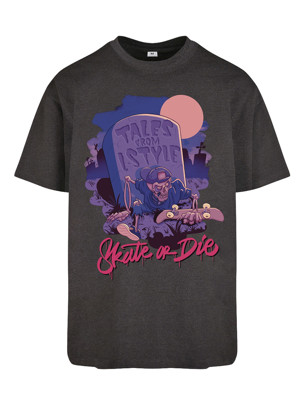 T Shirt Tales From The L Style Gris chiné foncé