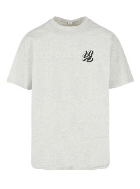 T Shirt L Style Bones Brigade Rouge Gris chiné clair