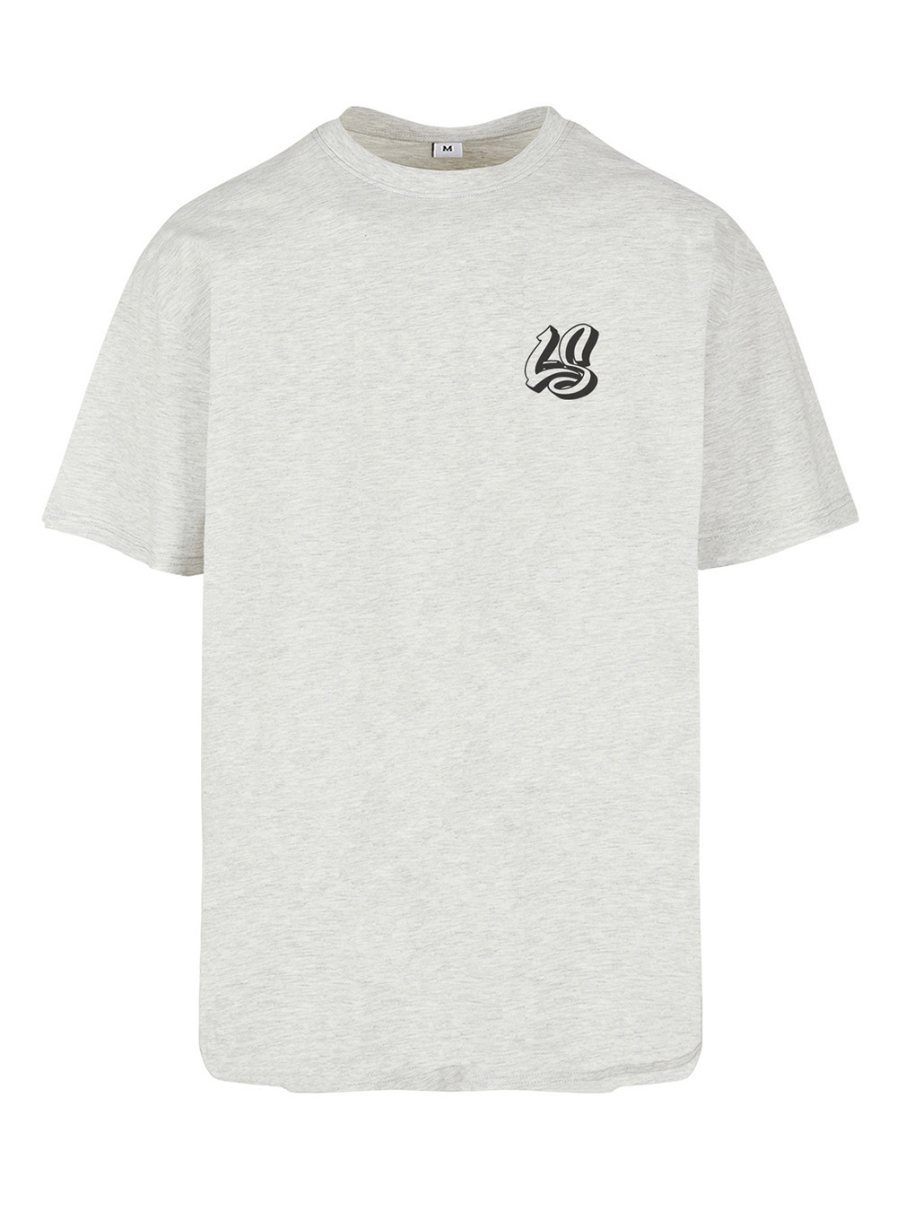 T Shirt L Style Bones Brigade Rouge Gris chiné clair