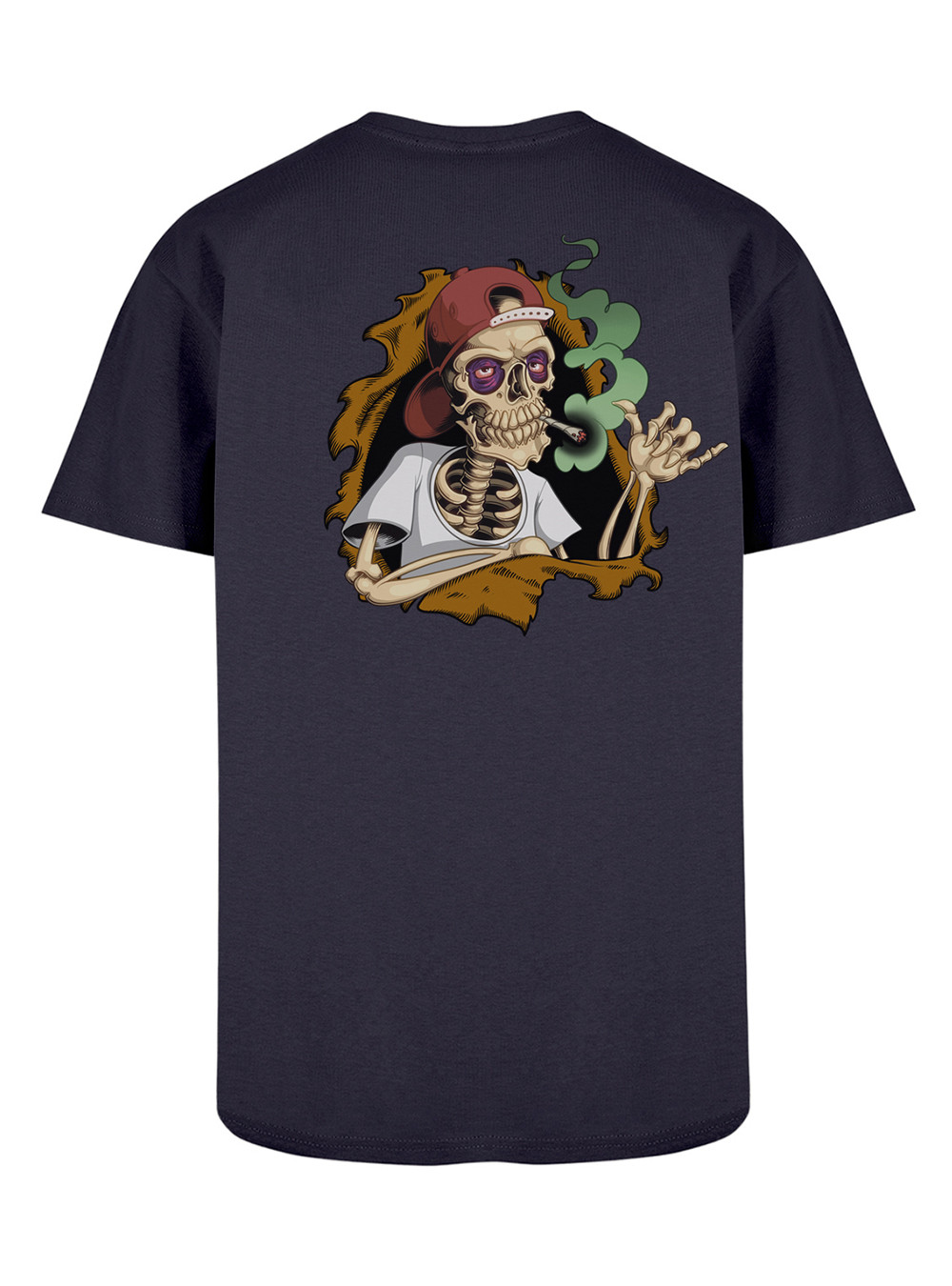 T-shirt L-Style Bones Brigade Marron