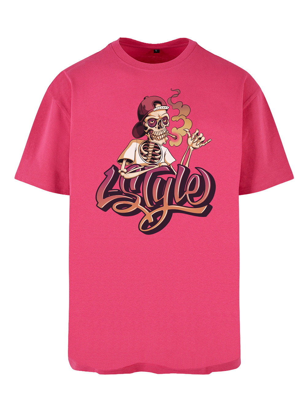 T-shirt Logo L-Style Shaka Orange