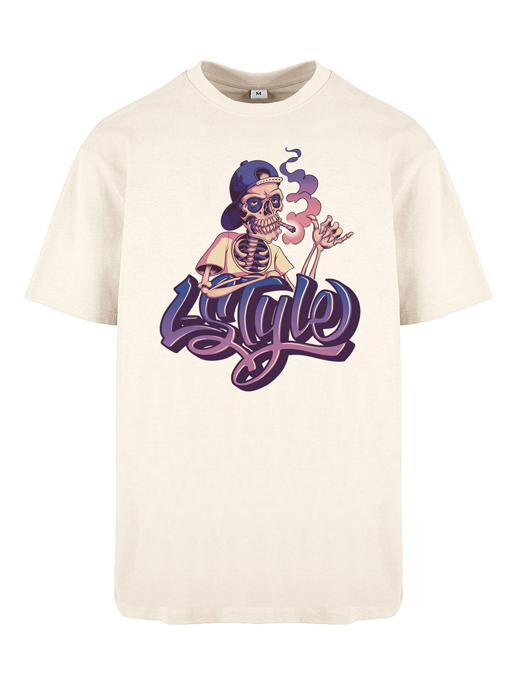 T-shirt Logo L-Style Shaka Violet