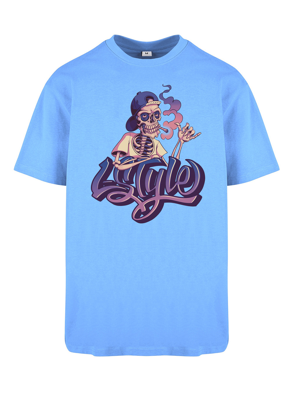 T-shirt Logo L-Style Shaka Violet