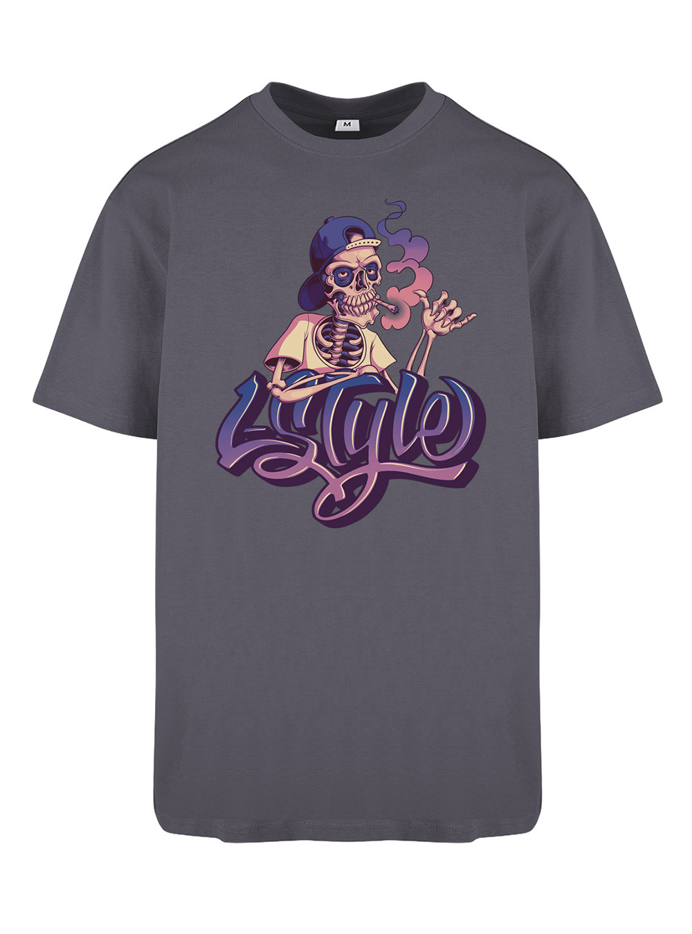 T-shirt Logo L-Style Shaka Violet