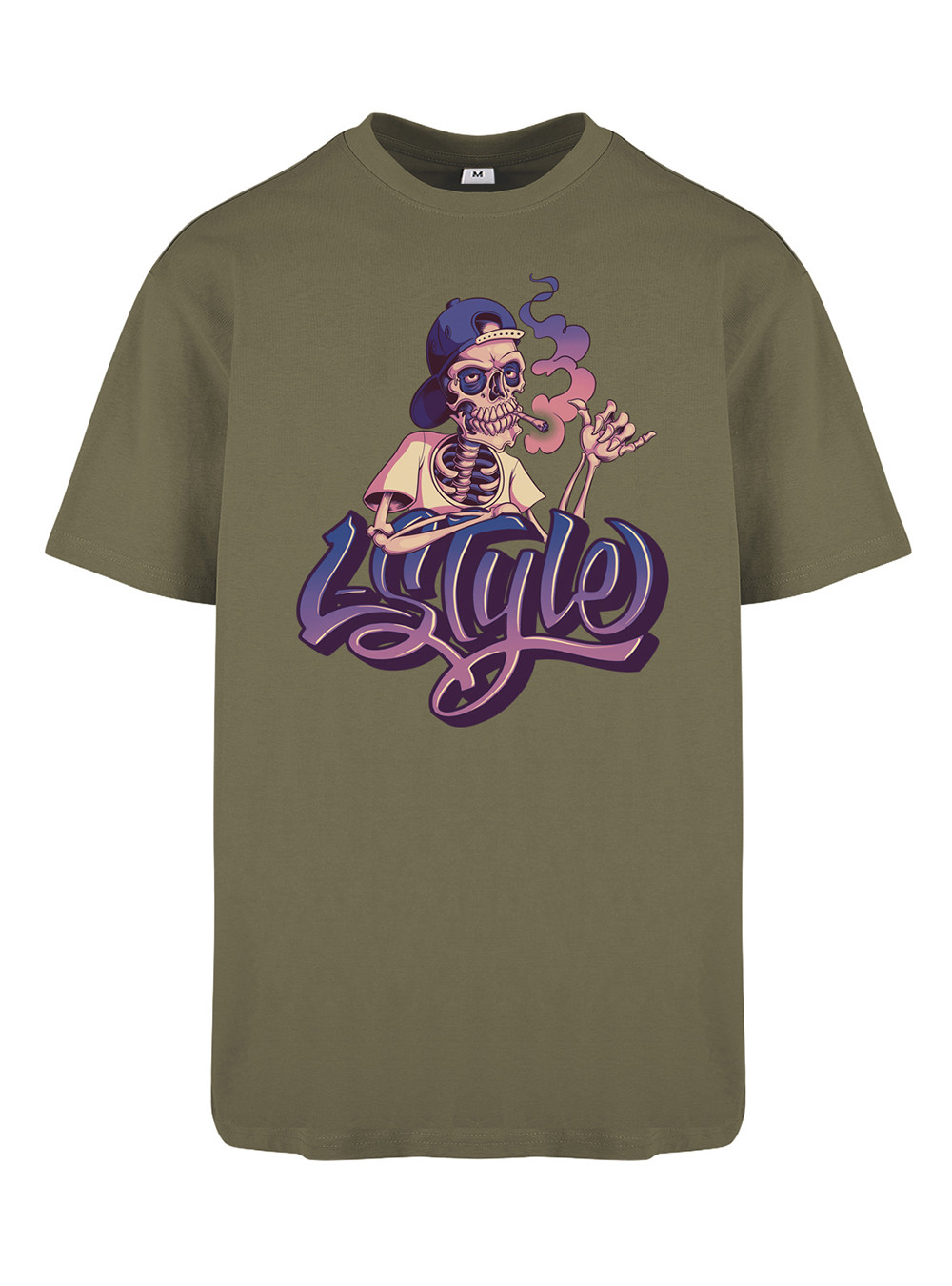 T-shirt Logo L-Style Shaka Violet